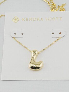Kendra Scott Polished Letter Necklace